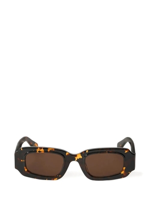 Off-White Olympia rectangle-frame sunglasses - Brown