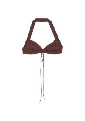 ELOU Alba bikini top - Brown