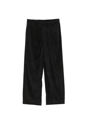 CROQUIS logo-patch trousers - Grey