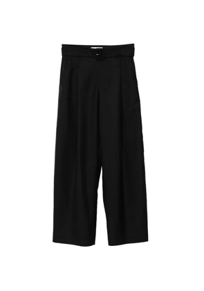 LESS belted wide-leg trousers - Black