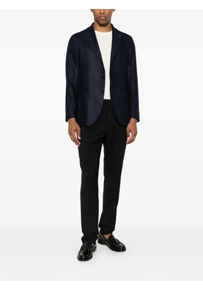 MARIANI pleated-waistband tailored trousers - Blue