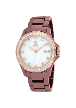 JIVAGO round-case 38mm watch - White