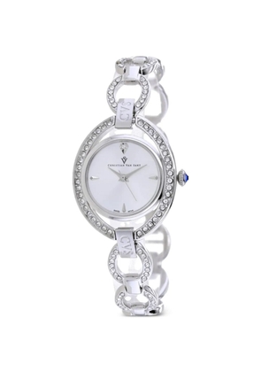 CHRISTIAN VAN SANT Stella 28mm watch - White