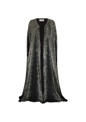 Valentino Garavani sequin cape - Silver