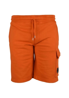 C.P. Company Lens-detail cargo shorts - Orange