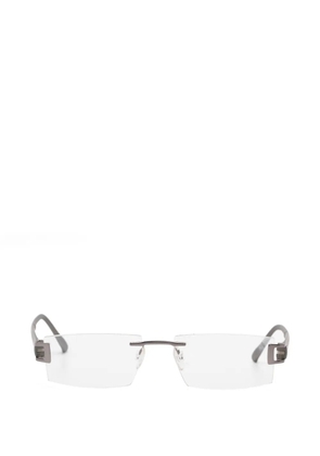 STEPPER EYEWEAR rimless rectangle-frame glasses - Grey