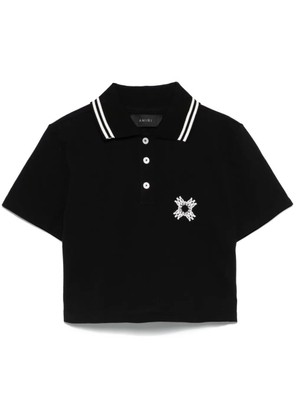 AMIRI MA Quad polo top - Black