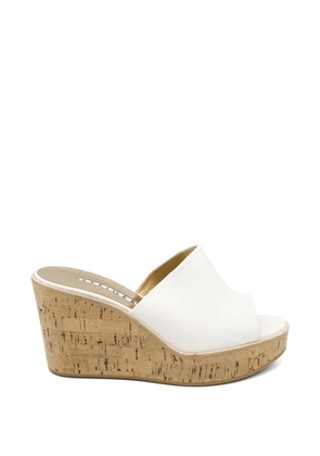 Walter Steiger platform heeled sandals - White