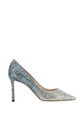 Jimmy Choo Romy glitter-effect pumps - Blue