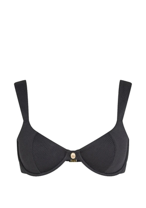 Karl Lagerfeld Hotel Karl underwired bikini top - Black