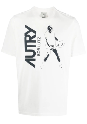 Autry logo-print cotton T-shirt - White