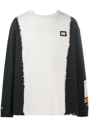 Heron Preston brushstroke print T-shirt - 1201 PHANTOM WHITE