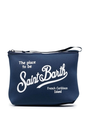 MC2 Saint Barth Aline logo-print make-up bag - Blue
