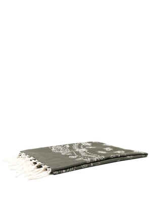 MC2 Saint Barth bandana print beach towel - Green