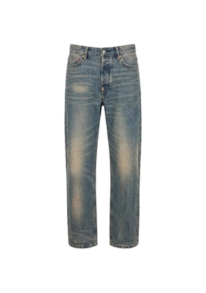 EVISU abstract-wash jeans - Blue