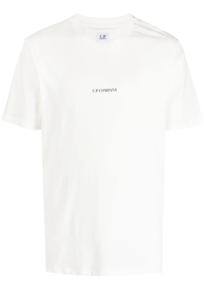 C.P. Company logo-lettering cotton T-shirt - White