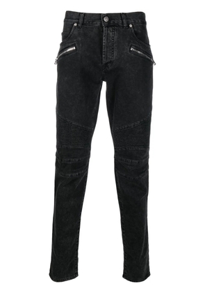 Balmain low-rise skinny jeans - Black