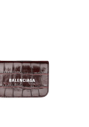 Balenciaga mini leather wallet - Red
