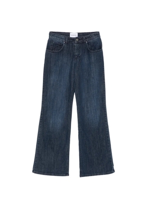 GOD SAVE DENIM Dalia faded wide-leg jeans - Blue