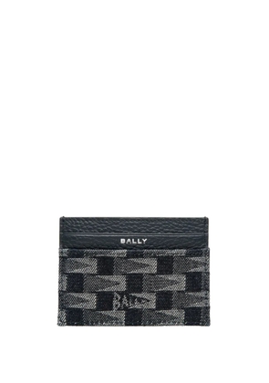 Bally Pennant leather card holder - Blue
