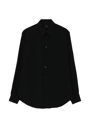 Yohji Yamamoto long-sleeve shirt - Black