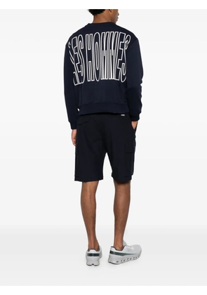 Les Hommes Urban logo-print sweatshirt - Blue