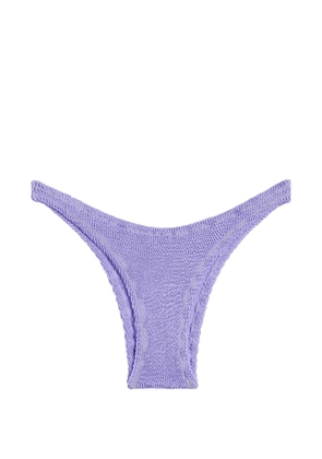 Reina Olga Ginny crinkled bikini bottoms - Purple