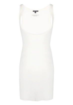 Ann Demeulemeester ribbed cut-out tank top - Neutrals