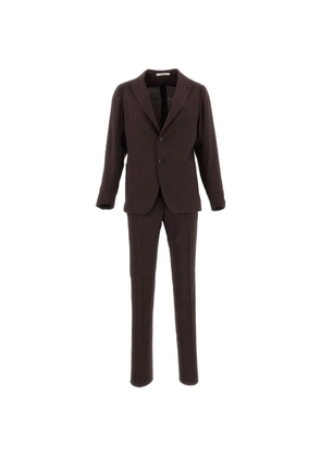 Tagliatore single-breasted patch-pocket jacket - Brown