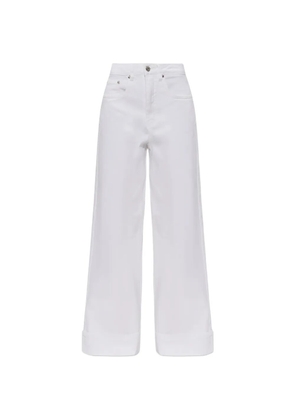 Gestuz GZlivia turn-up-cuff jeans - White