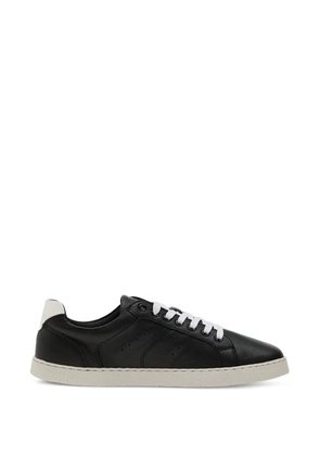 GROUNDIES Universe leather sneakers - Black