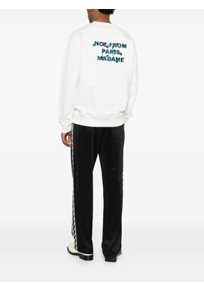 Drôle De Monsieur cotton sweatshirt - White