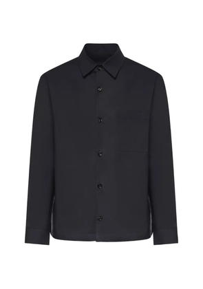 BE ABLE Leroy chest-pocket long-sleeve shirt - Blue