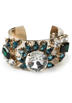 MSGM glass embellished cuff - Metallic