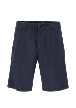 Perfection drawstring elasticated-waistband shorts - Blue