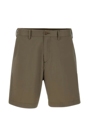 Perfection elastic-insert belt-loop shorts - Green