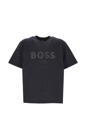 BOSS logo-print cotton T-shirt - Black