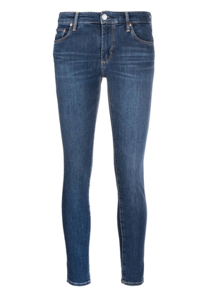 AG Jeans cropped-leg denim jeans - Blue