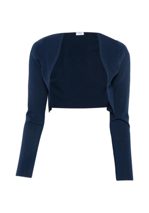 Akris Punto long-sleeve cropped cardigan - Blue