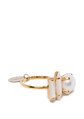 Wouters & Hendrix pearl-embellishment ring - Gold