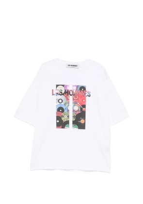 Les Hommes Urban graphic-print T-shirt - White
