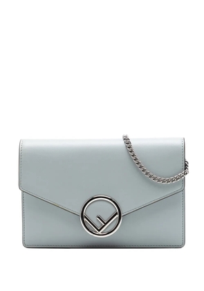 Fendi Pre-Owned 2010-2026 Leather F Is Fendi Envelope Wallet On Chain crossbody bag - Grey