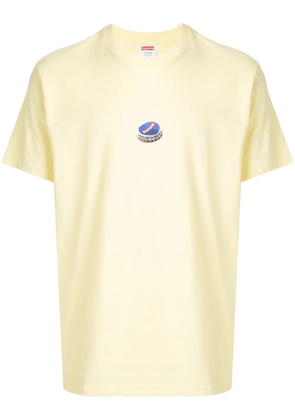 Supreme bottle cap print T-shirt - Yellow