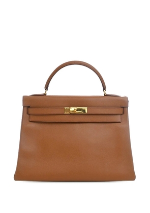 Hermès Pre-Owned 1998 Epsom Kelly Retourne 32 satchel - Brown