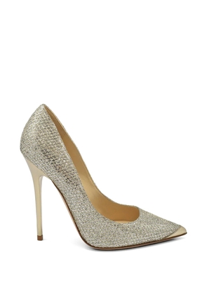 Jimmy Choo Anouk glitter-embellishment pumps - Silver