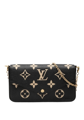 Louis Vuitton Pre-Owned 2021 Bicolor Monogram Empreinte Pochette Felicie crossbody bag - Black