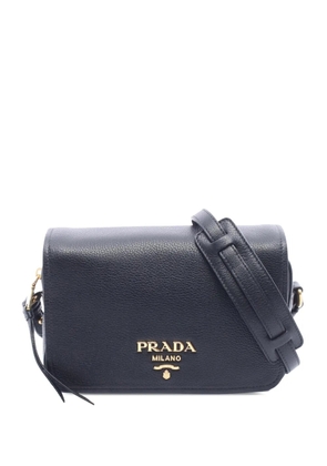 Prada Pre-Owned 2010-2026 Vitello Phenix Flap Bag shoulder bag - Black