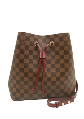 Louis Vuitton Pre-Owned 2019 Damier Ebene Neonoe MM bucket bag - Brown