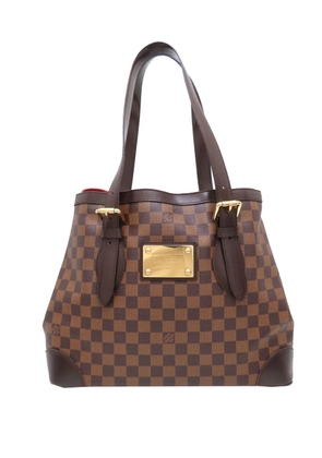 Louis Vuitton Pre-Owned 2011 Damier Ebene Hampstead MM tote bag - Brown