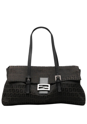 Fendi Pre-Owned 2000-2010 Zucchino Canvas East West shoulder bag - Black